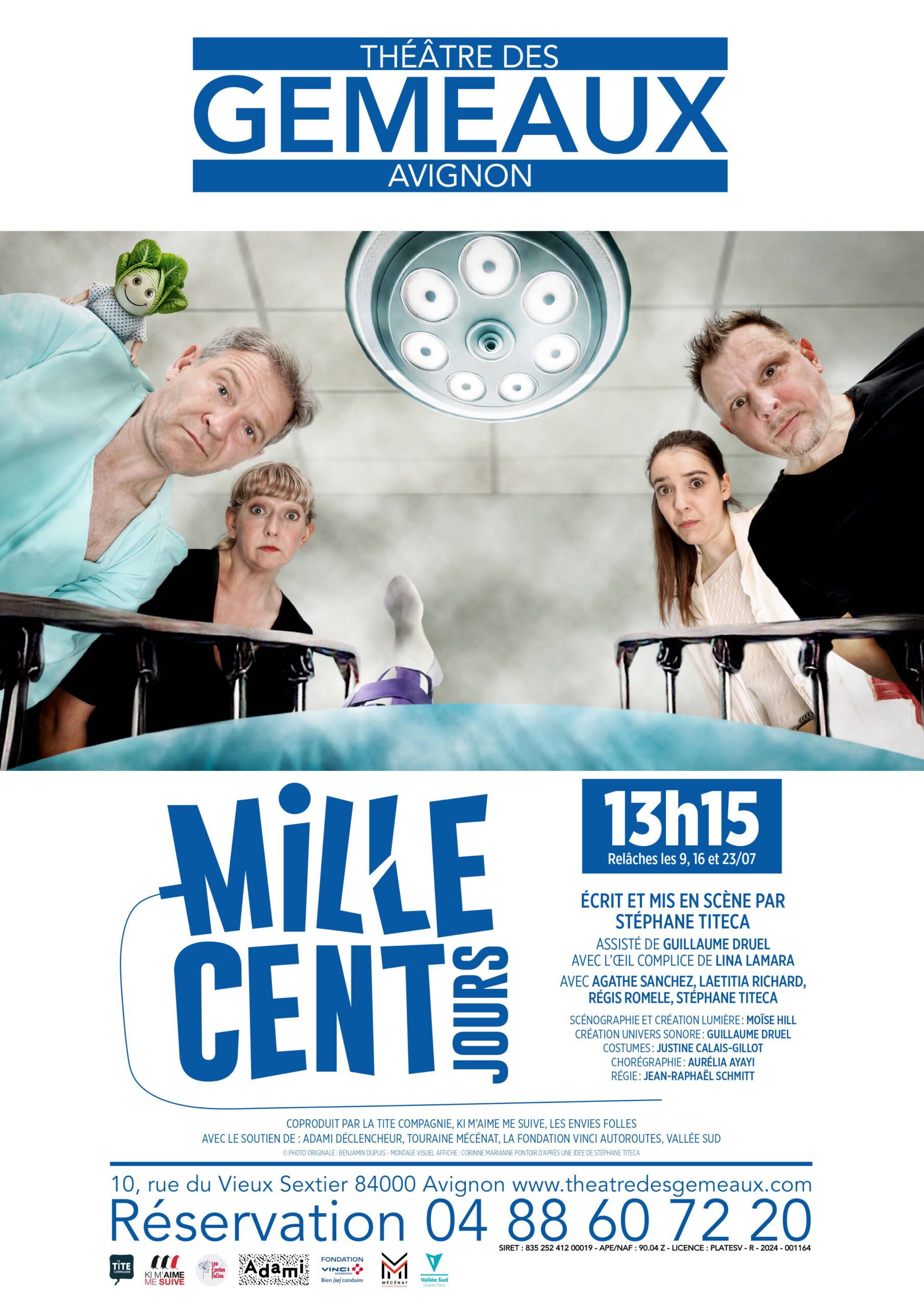 MILLE CENT JOURS Avignon 2025 affiche DEF