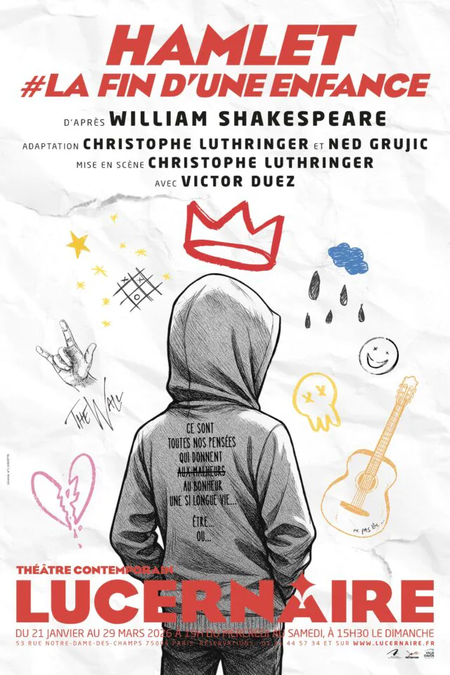 6979f0e1813bd6e617d1ae58_Affiche Hamlet la fin d'une enfance Lucernaire